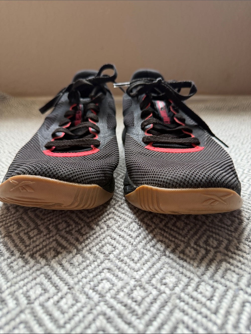 Reebok Men's Black Athletic Trainer with Red Accents - Picture 11 of 13